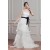 Great Satin Organza A-Line Strapless Sleeveless Wedding Dresses 2030727