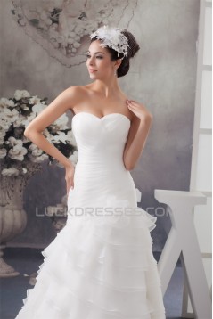 Latest Design Satin Sweetheart A-Line Sleeveless Wedding Dresses 2030759