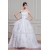 New Design Sleeveless Ball Gown Strapless Satin Organza Wedding Dresses 2030796