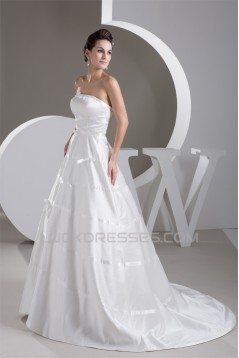 New Design Sleeveless Strapless Satin Taffeta Wedding Dresses 2030797