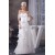 Off-the-Shoulder Satin Lace Sheath/Column Sweet Wedding Dresses 2030807