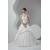 Organza Taffeta Lace High-Neck Ball Gown Sleeveless Wedding Dresses 2030819