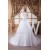 Satin Fine Netting Sweetheart Lace A-Line Wedding Dresses 2030845