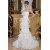 Satin Mermaid/Trumpet Sleeveless Strapless Beaded Lace Wedding Dresses 2030858