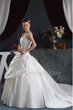 Ball Gown Sweetheart Chapel Train Wedding Dresses 2030916