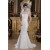 Sleeveless Portrait Satin Lace Mermaid/Trumpet New Arrival Wedding Dresses 2030932