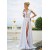 Long Sleeve High Slit Lace Chiffon Wedding Dresses Bridal Gowns 3030009