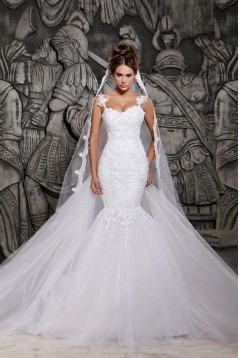 Mermaid Sleeveless Lace Wedding Dresses Bridal Gowns 3030089