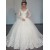 Bridal Ball Gown V-Neck Lace Long Sleeves Wedding Dresses Bridal Gowns 3030126