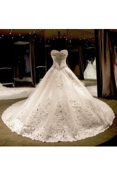 Ball Gown Sweetheart Crystal Lace Wedding Dresses Bridal Gowns 3030140