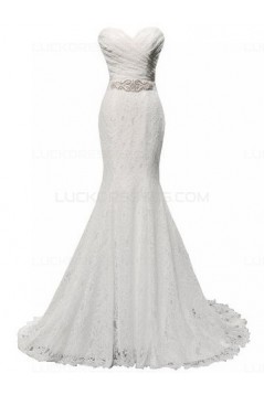Lace Mermaid Sweetheart Wedding Dresses Bridal Gowns 3030168