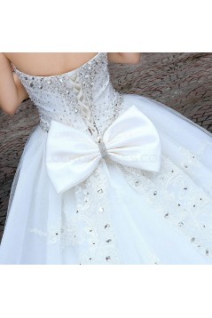 Sparkly Lace Ball Gown Crystal Wedding Dresses Bridal Gowns 3030195