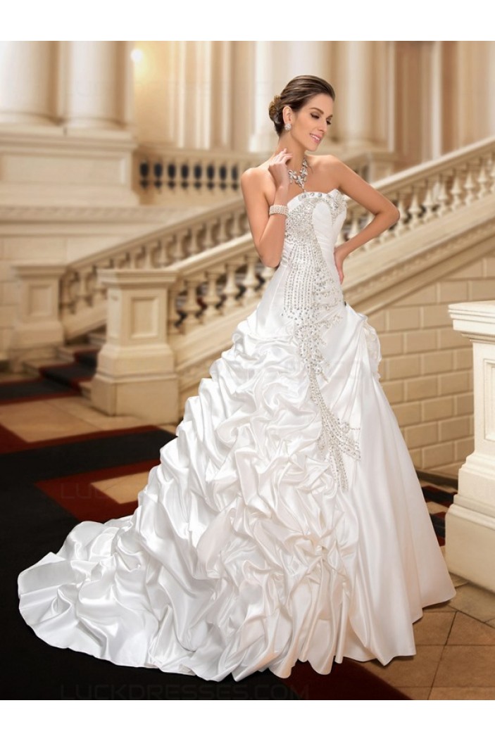 Ball Gown Sparkly Crystal Wedding Dresses Bridal Gowns 3030206