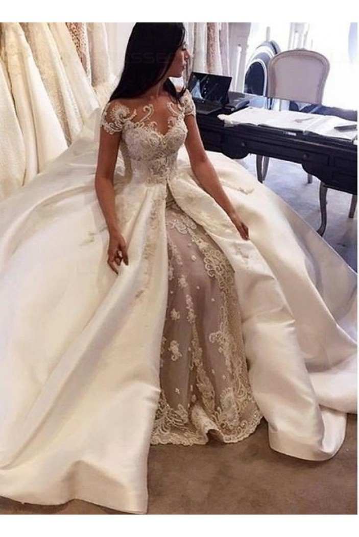  Lace  Satin Wedding Dresses  Bridal  Gowns  3030210