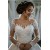 Long Sleeves Illusion Neckline Lace Wedding Dresses Bridal Gowns 3030214
