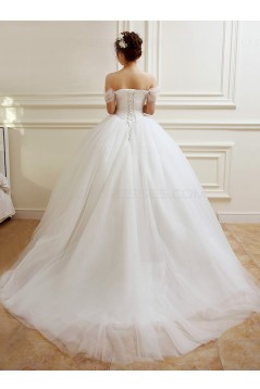 Ball Gown Off-the-Shoulder Wedding Dresses Bridal Gowns 3030236