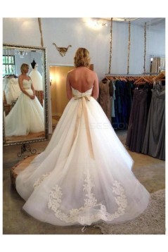 A-Line Sweetheart Lace Wedding Dresses Bridal Gowns 3030255