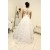 A-Line Jewel Neckline Lace Sleeveless Wedding Dresses Bridal Gowns 3030266